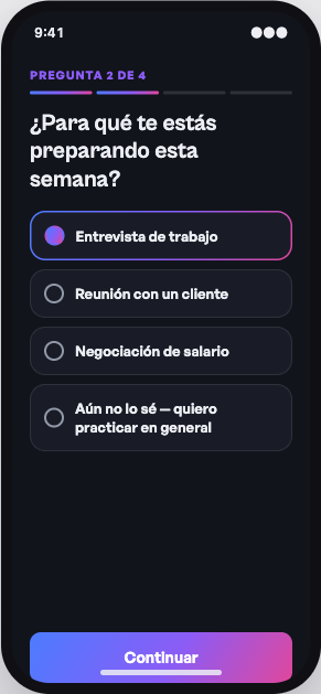 Elige tu situación de esta semana